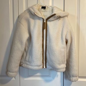 Gap fit sherpa jacket, lined